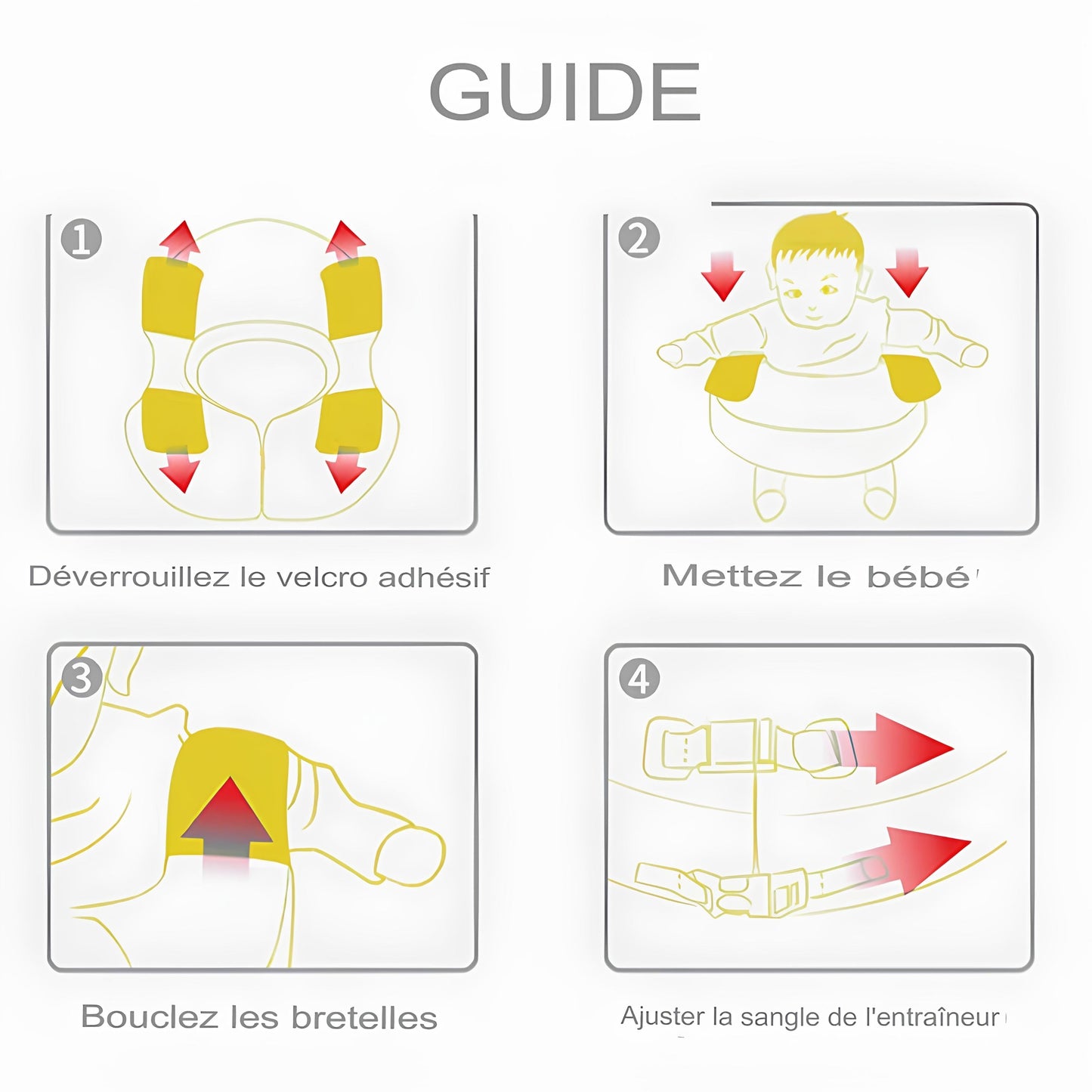 Floatino™ – Flotteur Bébé Non Gonflable - Papibon
