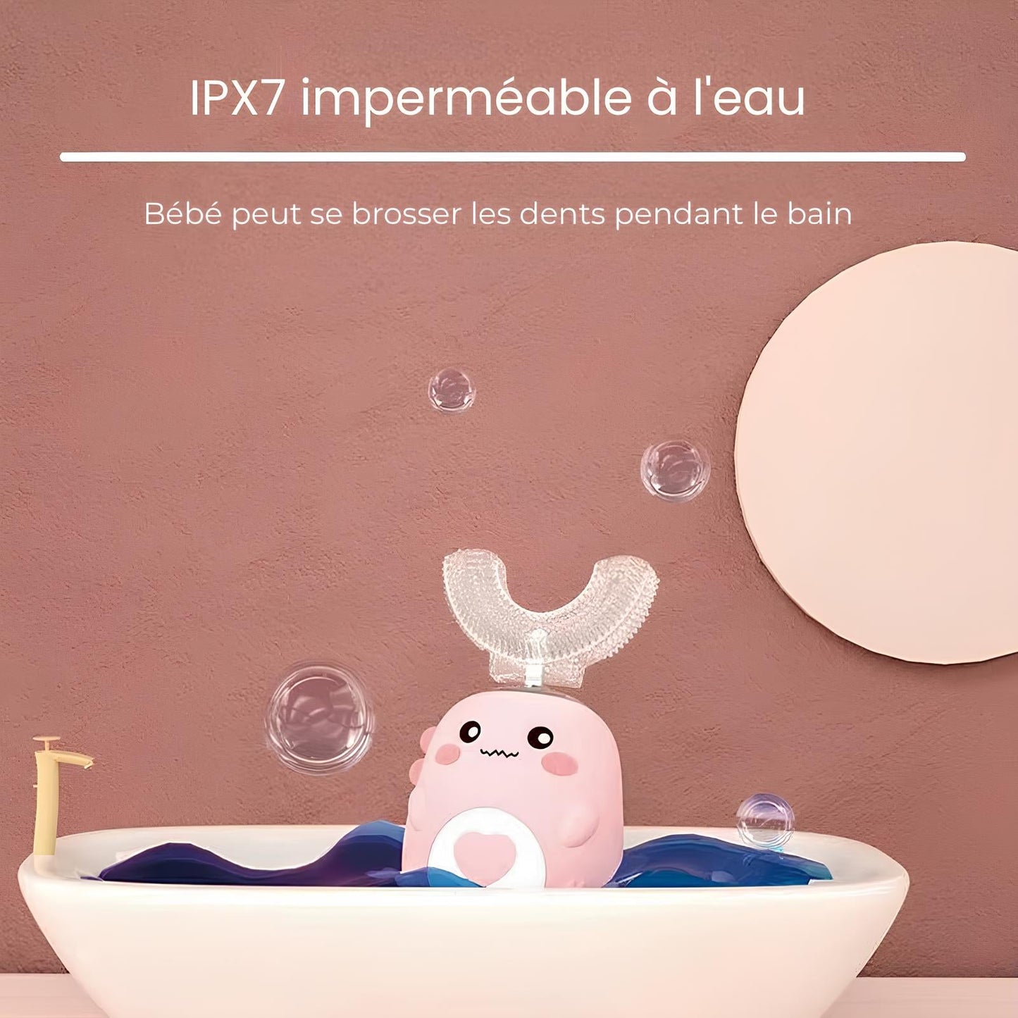 SmileU™ – Brosse à dents électrique en forme de U pour enfants - Papibon