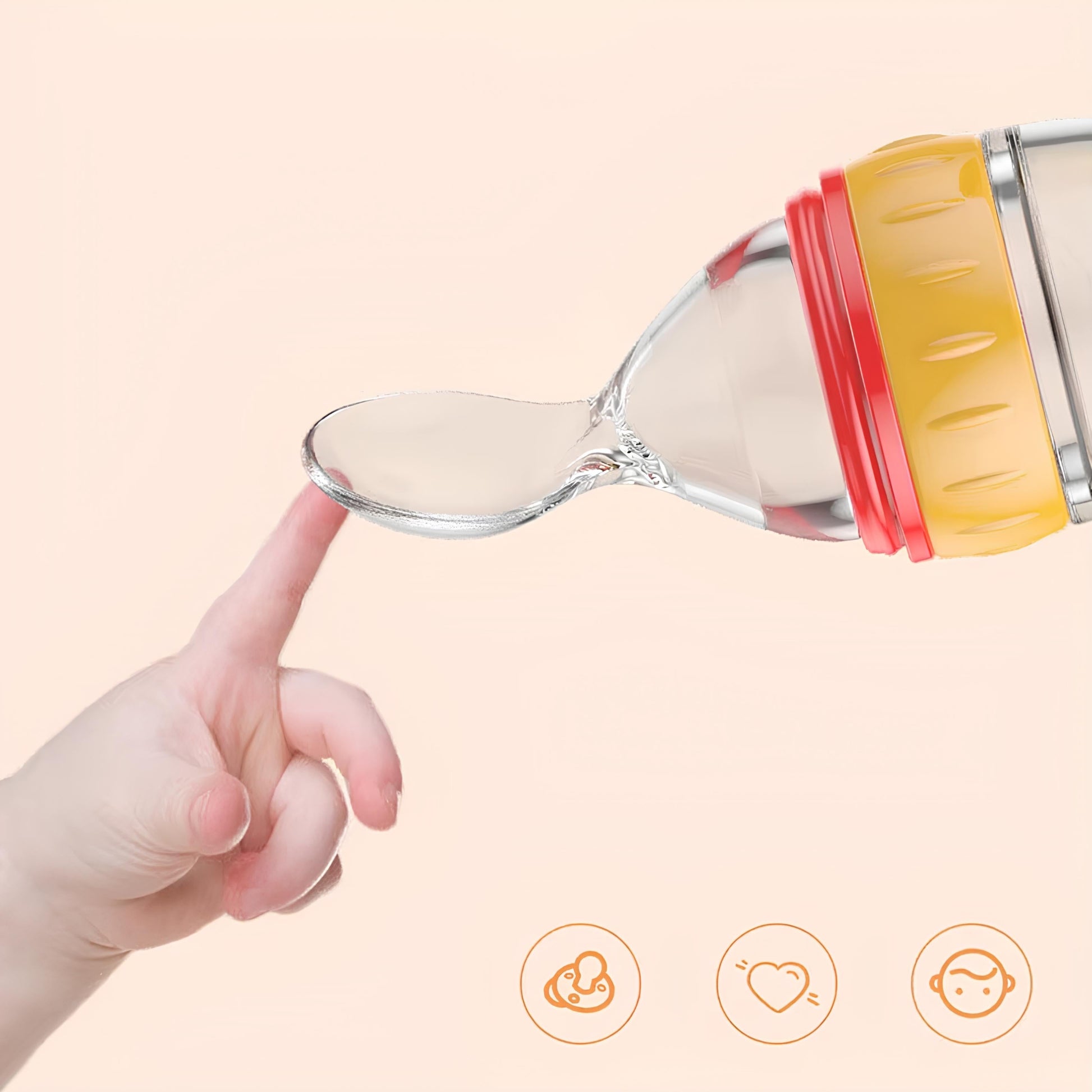 SiliSpoon™ – Biberon Cuillère en Silicone - Papibon