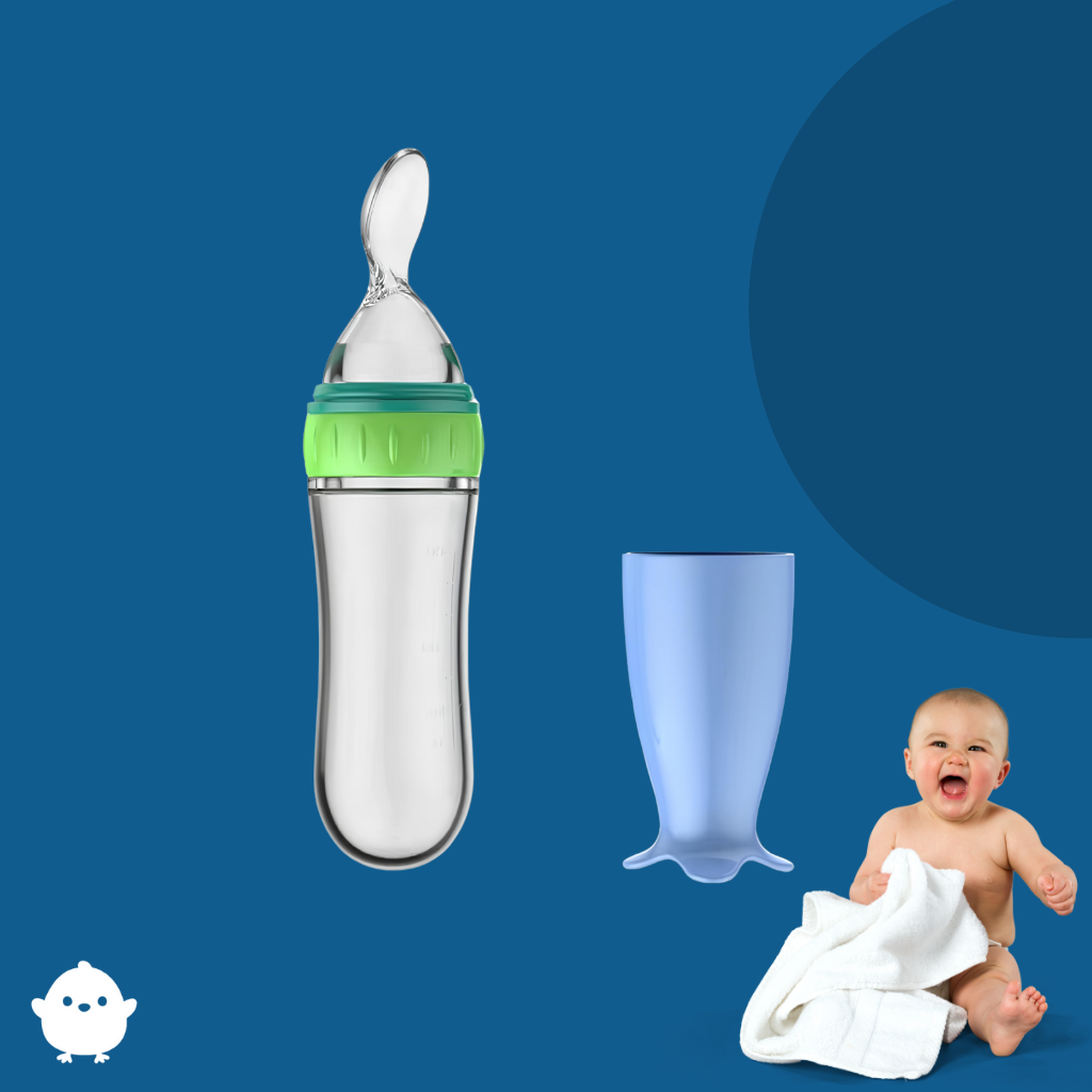 SiliSpoon™ – Biberon Cuillère en Silicone - Papibon