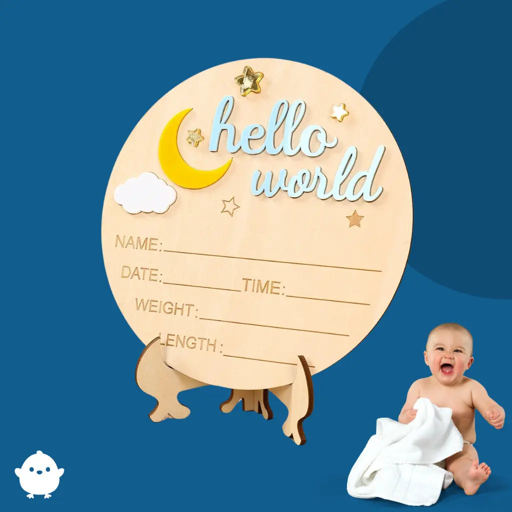 BoisdeVie™ – Plaque Souvenir de Naissance - Papibon