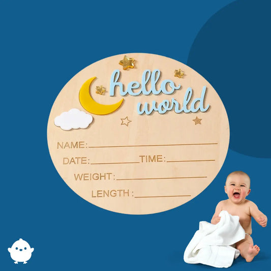 BoisdeVie™ – Plaque Souvenir de Naissance - Papibon